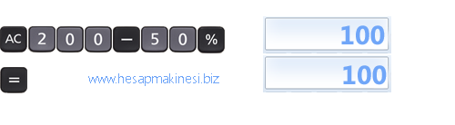 hesap makinesi yüzde çıkarma hesap makinesi kullanımı yüzde cıkarma