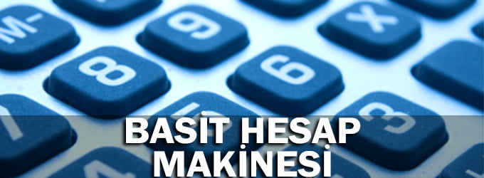 Basit Hesap Makinesi