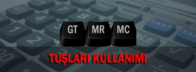 Hesap Makinesi Kullanımı MR Tuşu