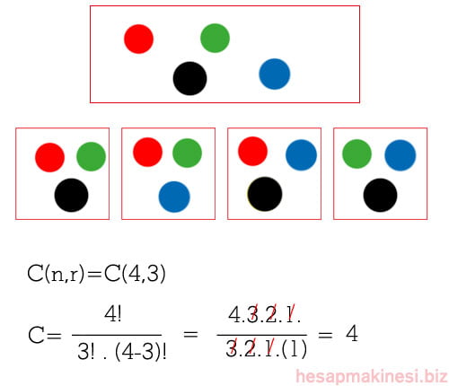 Hesap makinesi kombinasyon hesaplama nasıl yapılır Hesap makinesi kombinasyon hesaplama nasıl yapılır