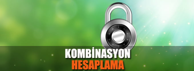 Kombinasyon Hesaplama Hesap Makinesi