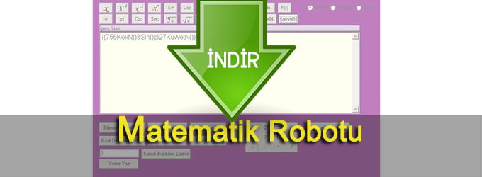 Matematik Robotu Hesap Makinesi İndir