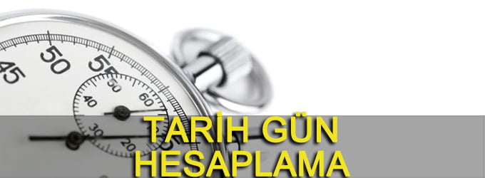 Tarih Gün Hesaplama